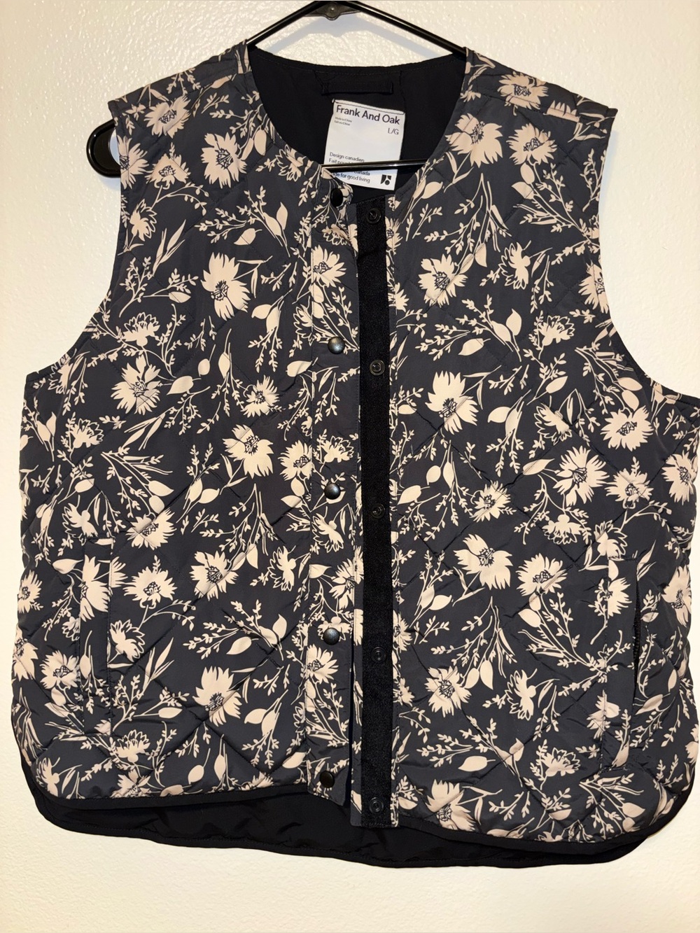 Frank & Oak floral Vest